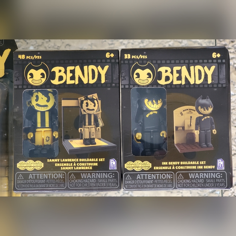 Bendy And The Ink Machine Lot, RARE Ink Machine Action Figures, & Buildables - Picture 5 of 11